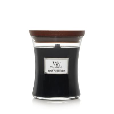 Woodwick Black Peppercorn kaars groot Woodwick Black Peppercorn kaars groot