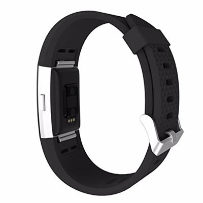 Fitbit Charge 2 siliconen bandje - Maat: Small - Zwart Fitbit Charge 2 siliconen bandje - Maat: Small - Zwart