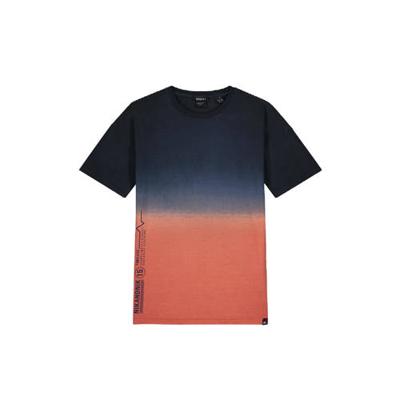 NIK&NIK dip-dye T-shirt August oranjerood/blauw NIK&NIK dip-dye T-shirt August oranjerood/blauw
