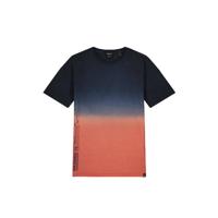 NIK&NIK dip-dye T-shirt August oranjerood/blauw - thumbnail