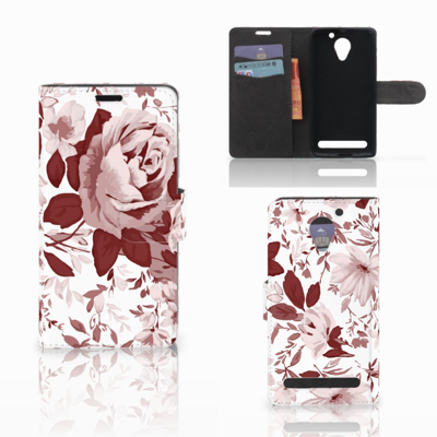 Hoesje Lenovo C2 Power Watercolor Flowers Hoesje Lenovo C2 Power Watercolor Flowers