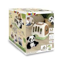 Smoby - Veterinaire koffer - 1 panda knuffel en vele accessoires - 2 in 1 product: Transportkooi - Franse productie - thumbnail
