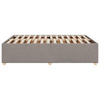 Bedframe zonder matras stof taupe 140x200 cm - thumbnail