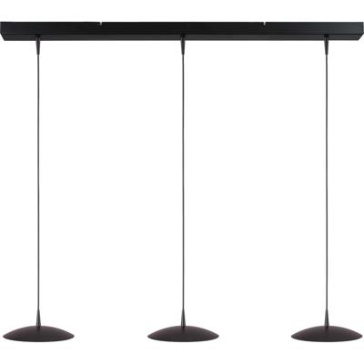 Masterlight 3-lichts hanglampScala 100cm zwart nikkel Ø 20cm - 2191-05-81-100-3-20
