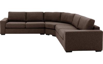 Goossens Bank Lucca bruin, stof, 2,5-zits, stijlvol landelijk Goossens Bank Lucca bruin, stof, 2,5-zits, stijlvol landelijk