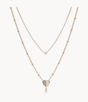 Fossil collier JF03648791 Vintage Glitz rosé - thumbnail