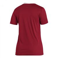 adidas Entrada 22 Voetbalshirt Dames Rood Wit - thumbnail