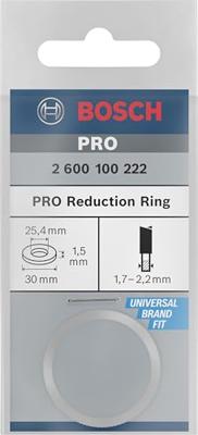 Bosch Accessoires Reduceerring voor cirkelzaagbladen 30 x 25,4 x 1,5 mm 1st - 2600100222 Bosch Accessoires Reduceerring voor cirkelzaagbladen 30 x 25,4 x 1,5 mm 1st - 2600100222