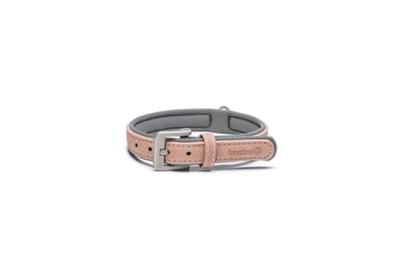 Beeztees Balacron Ax kunstleer roze halsband hond 29-35 cm x 15mm