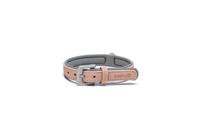 Beeztees Balacron Ax kunstleer roze halsband hond 29-35 cm x 15mm - thumbnail