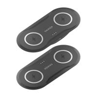 Draadloze oplader Aisens ASCH-15W2WC060-BK Zwart - thumbnail