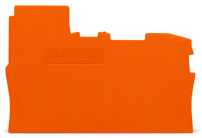 WAGO 2002-7192 Afsluit- en scheidingsplaat Oranje 1 stuk(s)