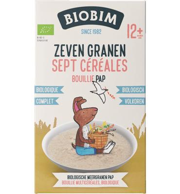 Biobim Biobim 7 Granenpap 12+ Maanden Bio (250g) Biobim Biobim 7 Granenpap 12+ Maanden Bio (250g)