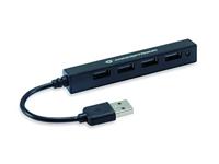 Conceptronic HUBBIES05B HUBBIES05B USB-hub 4 poorten USB-A USB 2.0 480 MBit/s Zwart - thumbnail