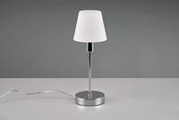 Trio TafellampjeLuis Ii chroom met wit glas - 595700106 - thumbnail