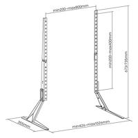 My Wall HP49L TV-voet 1-voudig 58,4 cm (23) - 190,5 cm (75) Zwart Staand, In hoogte verstelbaar, Vast - thumbnail