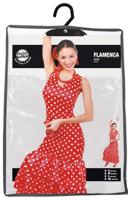 Flamenco danseres jurk vrouw - thumbnail