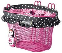 Basil jasmin - kinderfietsmand - voorop of achterop - roze - thumbnail