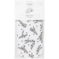 Vivi Gade Cadeaudoosjes, tak met kerstballen, afm 18x15x6 cm, 300 gr, groen, rood metallic, wit, 3 stuk/ 1 doos - thumbnail