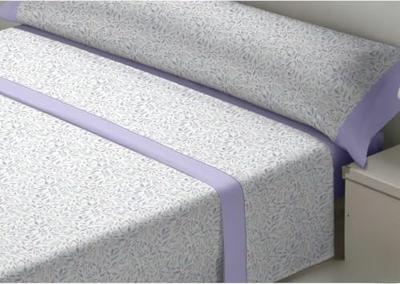 Beddengoedset D'Or PARIS Mauve Bed van 180 Franela