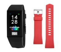 Horlogeband Smartwatch Calypso K8500-6 / K8501-4 Kunststof/Plastic Rood 13mm - thumbnail