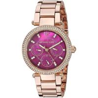 Michael Kors Dames Mini Parker Rosegoudkleurig horloge MK6403 - thumbnail