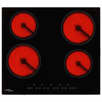 VidaXL Keramische kookplaat met 4 kookzones aanraakbediening 6000 w - thumbnail
