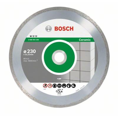 Bosch Accessoires Diamantdoorslijpschijf Standard for Ceramic 230 x 22,23 x 1,6 x 7 mm 10st - 2608603234