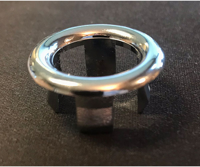 Wiesbaden chroom ring overloopring wastafels - thumbnail