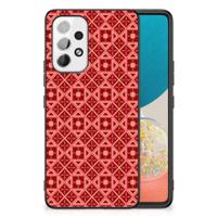 Samsung Galaxy A53 Back Case Batik Rood - thumbnail