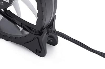 Alphacool Rise Aurora PC-ventilator Zwart (b x h x d) 120 x 120 x 25 mm