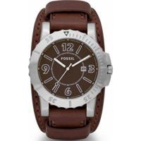 Horlogeband Fossil BQ1017 / Bryson Onderliggend Leder Bruin 22mm - thumbnail