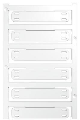 Weidmüller 1432750000 SFX 11/60 MC NE WS V0 Kabelmarkeringssysteem Markeringsvlak: 11 x 44 mm Wit Aantal markeringen: 60 60 stuk(s)