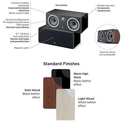 Focal: Vestia Centerspeaker - Zwart
