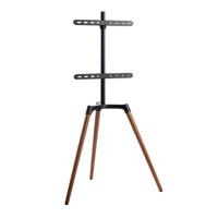 Nedis TVSM7250BK Tv-vloerstandaard 60 - 75 Inch Maximaal 40 Kg Scandinavisch Ontwerp Zwart / Beuk - thumbnail