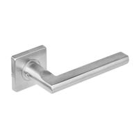 Deurkr.Hoek 90° plat vierk.rozet rvs geborst. - thumbnail