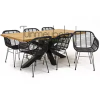 Tuinstoel Moda zwart met Spectral 200 - thumbnail