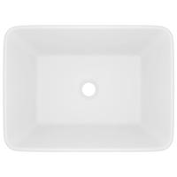 VidaXL Wastafel 41x30x12 cm keramiek matwit - thumbnail