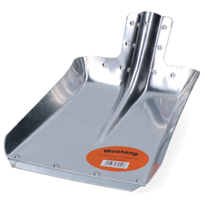 Schop Mustang aluminium los, 27 cm breed 27 cm Schop Mustang aluminium los, 27 cm breed 27 cm