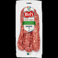 Huls Grunneger Metworst met Kruidnagel 3 x 150 g bij Jumbo - thumbnail
