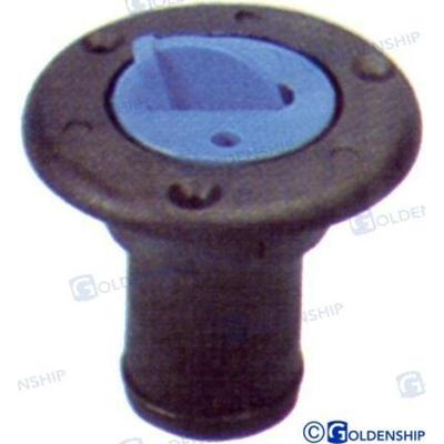 GS31120 - 38 mm ZWARTE "GAS" DEK INLAAT