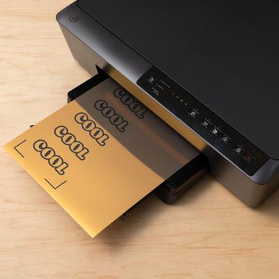 Cricut Printable Vinyl A4 Folieset Snijbreedte 29.7 cm Goud