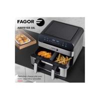 Olievrije friteuse - FAGOR - Airfryer FGF10 - 10L - 2400 W - Touchscreen - 8 vooraf opgenomen standen - Grote kooktank - thumbnail