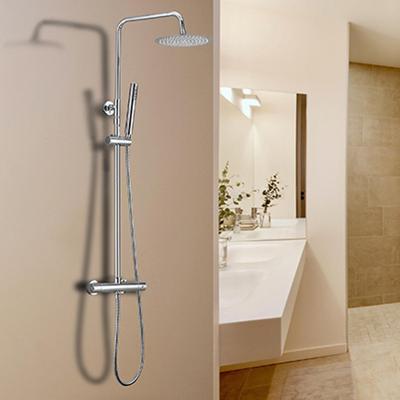 Xellanz Twenty Eco Thermostatische Regendoucheset - Opbouw - Rond - Chroom