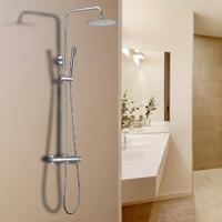 Xellanz Twenty Eco Thermostatische Regendoucheset - Opbouw - Rond - Chroom - thumbnail