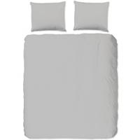 Good Morning Dekbedovertrek "uni dessin" - Grijs - (240x200/220 cm) - Katoen - thumbnail