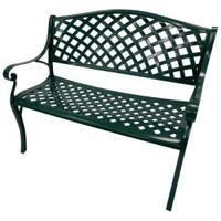 Ronda metalen tuinbank - Aluminium - Groen - thumbnail