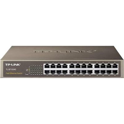 TP-LINK TL-SF1024D Netwerk switch 24 poorten 100 MBit/s TP-LINK TL-SF1024D Netwerk switch 24 poorten 100 MBit/s