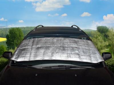 APA Aluminium (gecoat) Voorruitfolie (l x b x h) 700 x 2000 x 3 mm SUV, Auto, Van Zilver