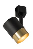 Lucide TRACK FLORIS Railspot - 1-fase Railsysteem / Railverlichting - 1xGU10 - Zwart (Uitbreiding) - thumbnail